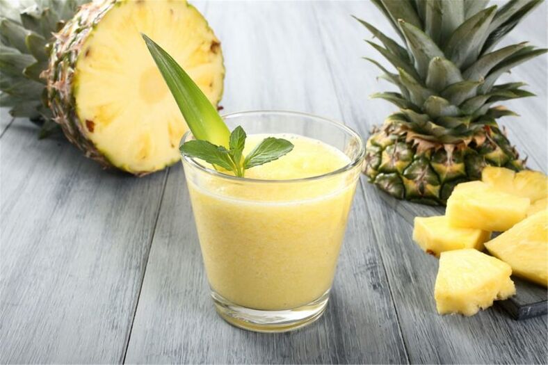 smoothie de slăbit de ananas