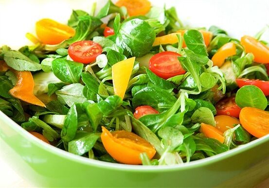 salata de legume slabitoare